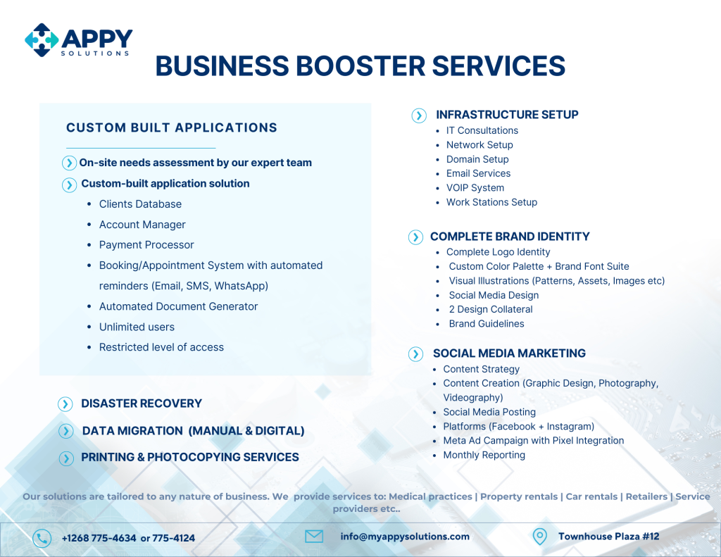 Appy Solutions Service List